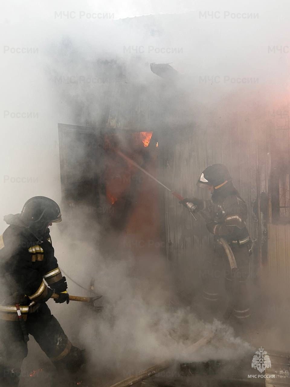 Пожар в Черемховском районе